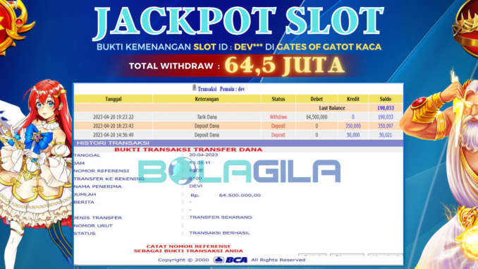 bukti jp bolagila #105 bukti jp bolagila #105