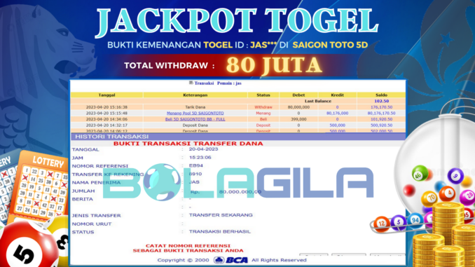 bukti jp bolagila #109 bukti jp bolagila #109