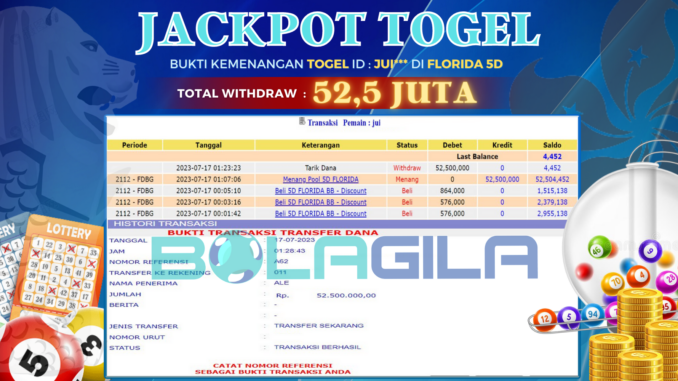 bukti jp bolagila #287 bukti jp bolagila #287