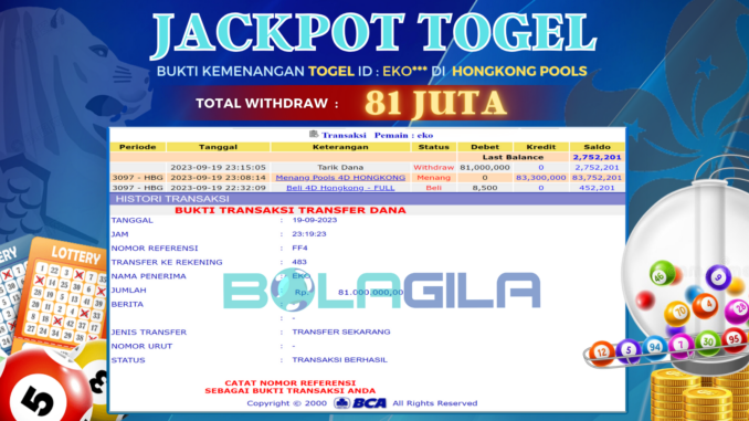 BG JP TOGEL PAGI