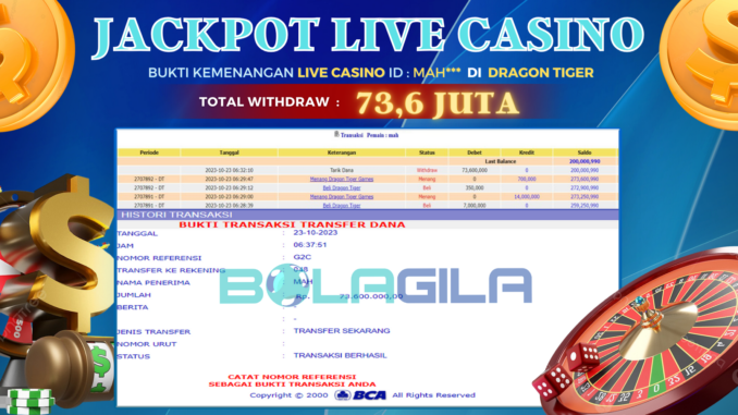BG JP LIVE CASINO MALAM