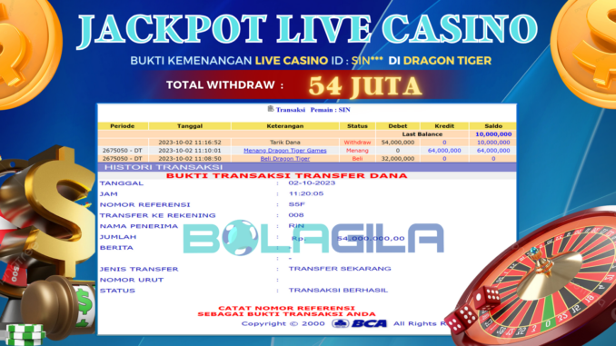 BG JP LIVE CASINO MALAM