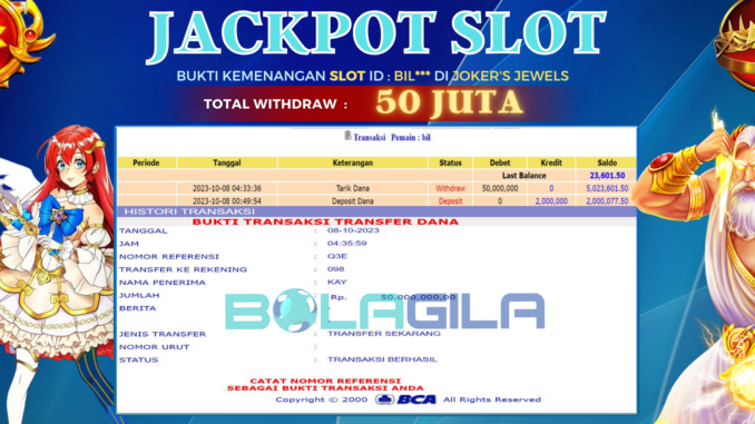 BG JP SLOT MALAM
