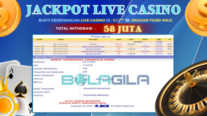 bukti jp bolagila #538 bukti jp bolagila #538