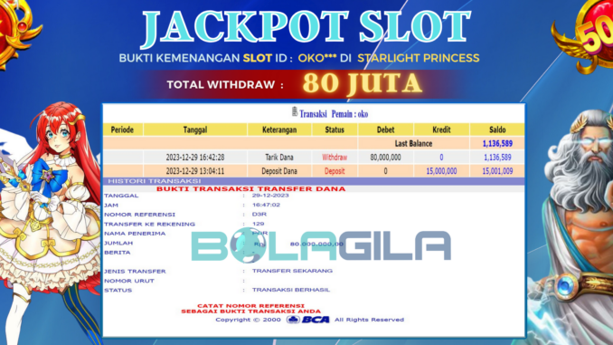 BUKTI JP BOLAGILA #586 BUKTI JP BOLAGILA #586