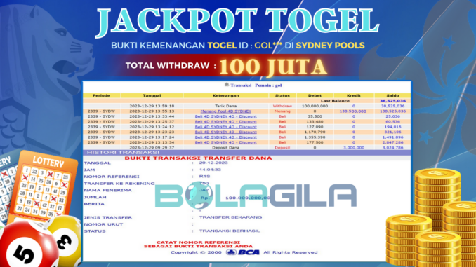 BUKTI JP BOLAGILA #585 BUKTI JP BOLAGILA #585