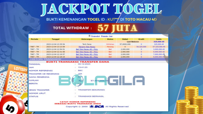 bukti jp bolagila #570 bukti jp bolagila #567